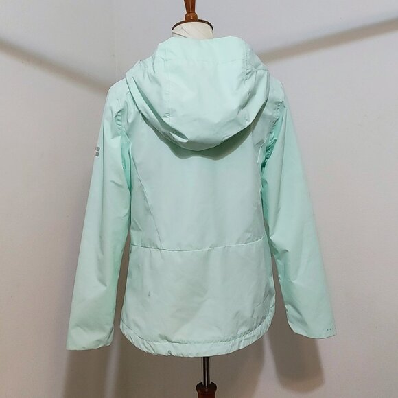 Swiss Alps Mint/Aqua Rain Jacket S - Picture 11 of 16